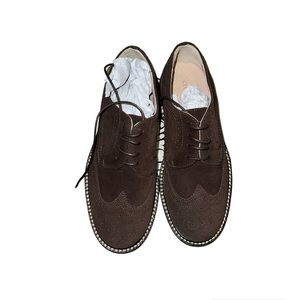 Crewcuts Classic Suede Wing Tips